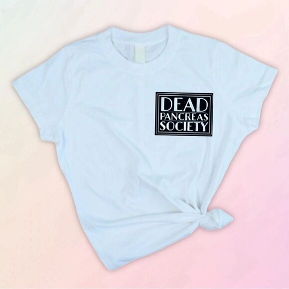 T1D, “Dead Pancreas Society” Tee, Unisex Fit, Sizes S-3XL - Picture 6 of 6